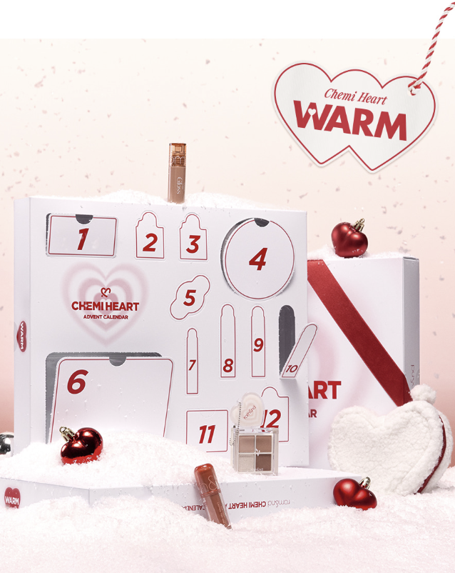 ROM&ND Chemi Heart Advent Calendar (LIMITED EDITION)