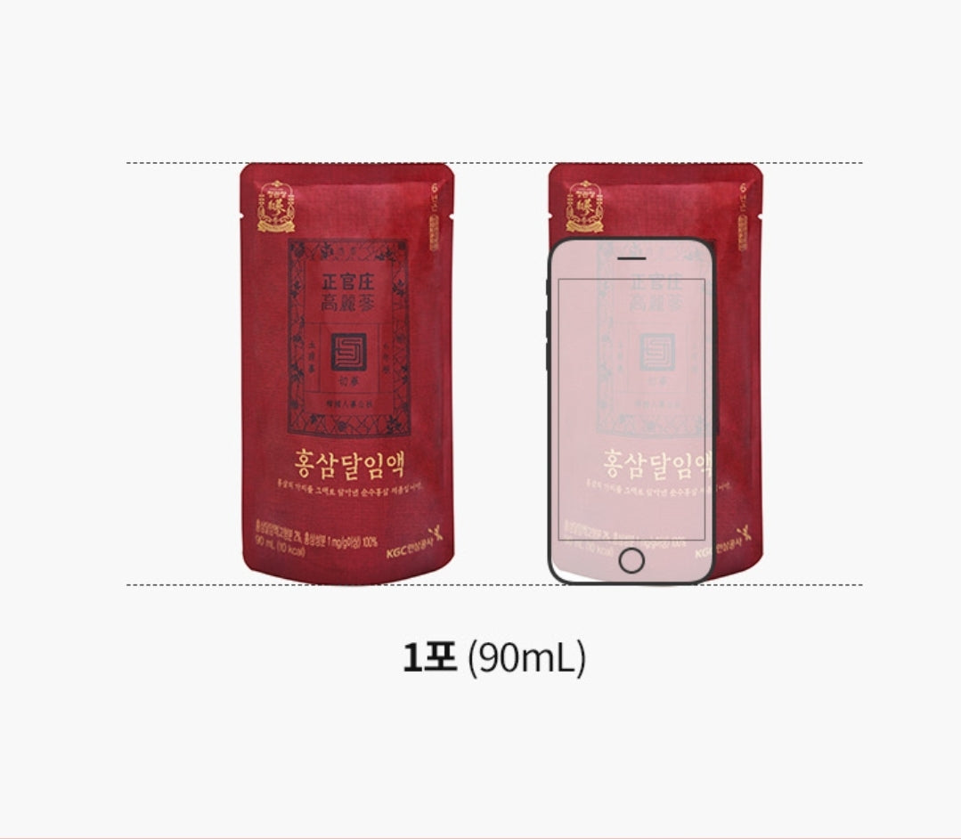 KGC JungKwanJang Red Ginseng 100% Pure Extract - Good Grade (30 packets)