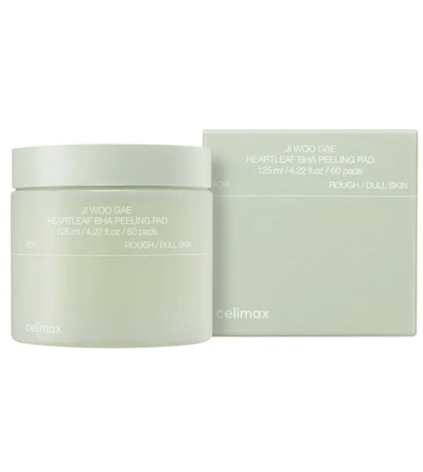 CELIMAX Jiwoogae Heartleaf BHA Peeling Pad 60p