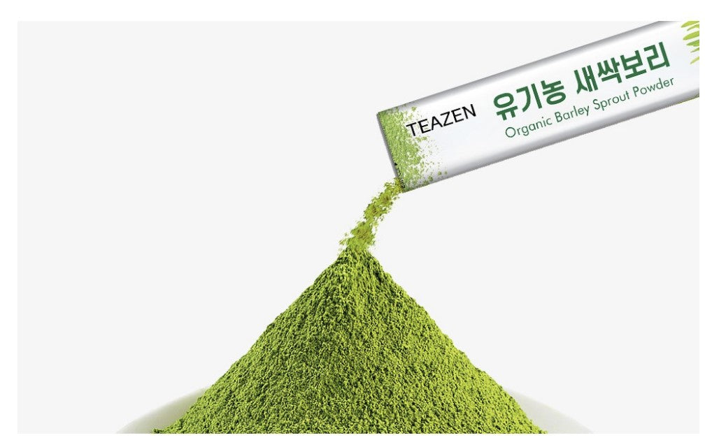 TEAZEN Organic Barley Sprout Powder 30 sticks (2g ea)