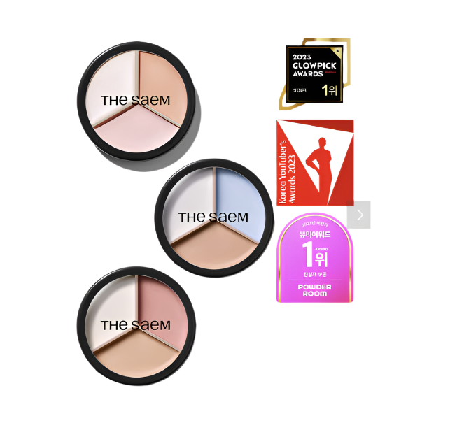 THE SAEM Cover Perfection Triple Pot Concealer