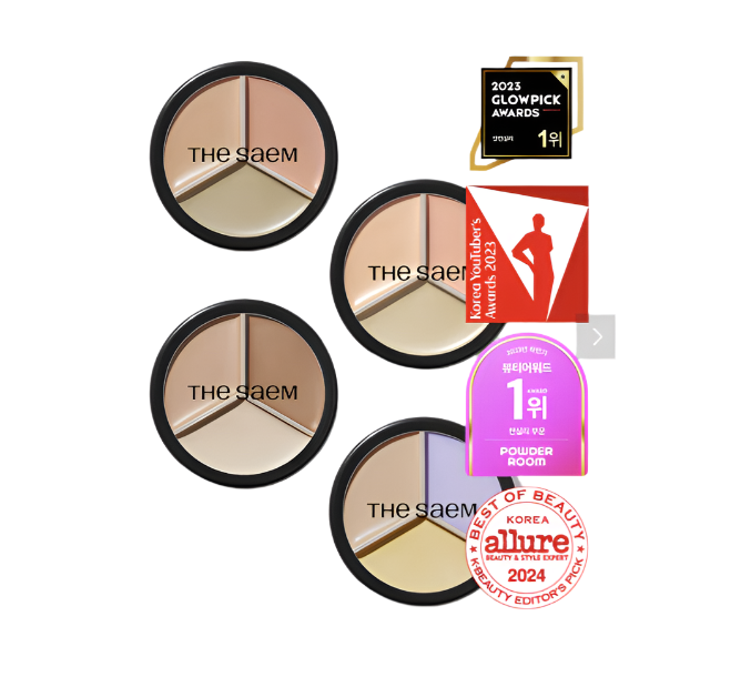 THE SAEM Cover Perfection Triple Pot Concealer