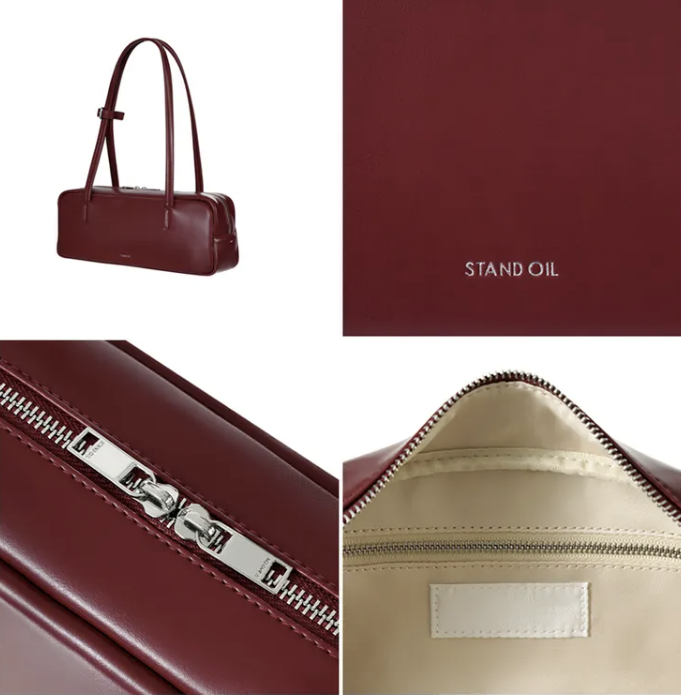 STAND OIL More Baguette Bag (Red Wine)